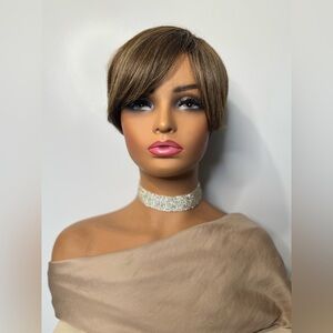 Izzie Wig by Noriko - Iced Mocha - R  Pixie Short Wig